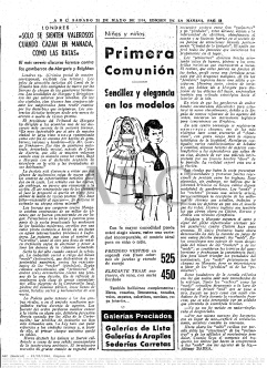 Crónica postal de ABC de los incidentes en Brithton y Margate, publicada 19/05/1964