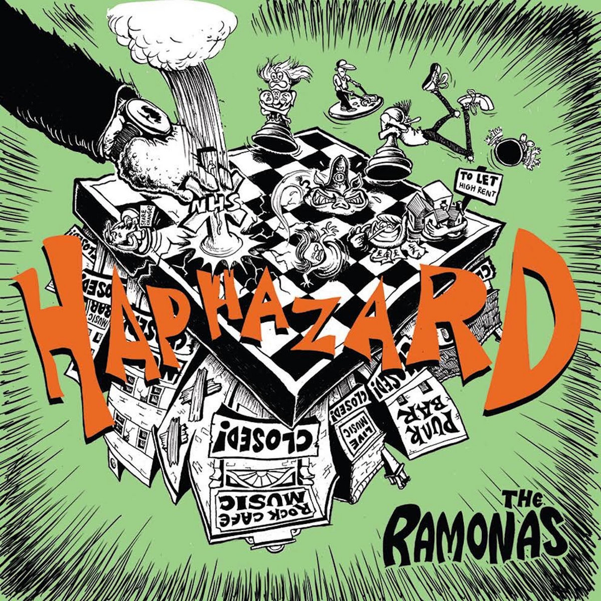 Portada del disco 'Haphazard' (2021) de RamonasPortada del disco 'Haphazard' (2021) de Ramonas