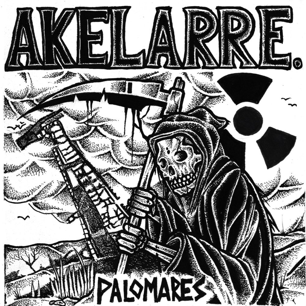 Portada del nuevo single digital de Akelarre: "Palomares" (2022)