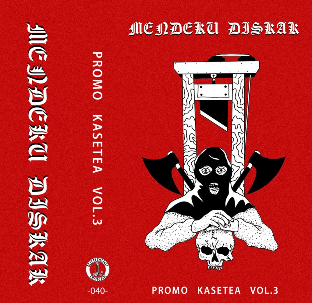 Portada de la cassette 'Mendeku Diskak Promo Kasetea Vol. 3' (2023)